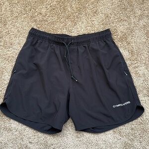 Gymreapers Black Men’s Training Gym Athletic Lined Shorts